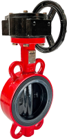 Дисковый поворотный затвор с редуктором REON тип RSV83RED