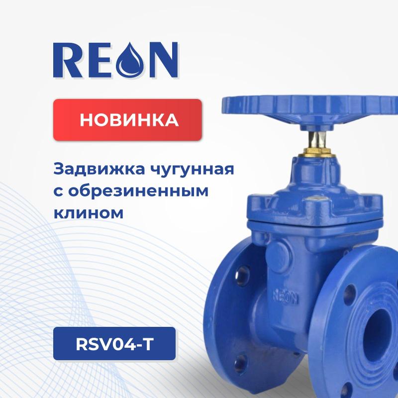 Новинка! Задвижка чугунная с обрезиненным клином RSV04‑T