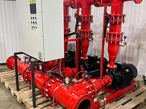 Автоматическая противопожарная насосная установка для складского помещения