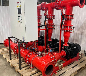 Автоматическая противопожарная насосная установка для складского помещения